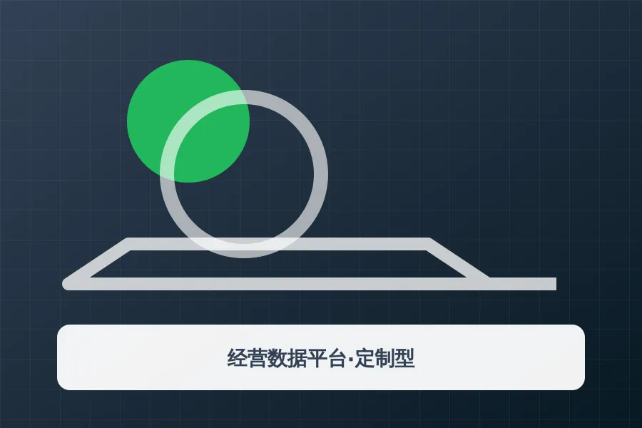经营数据平台·定制型应用示意图